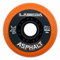 LABEDA Inline Rolle "Gripper Asphalt" - 4er Set