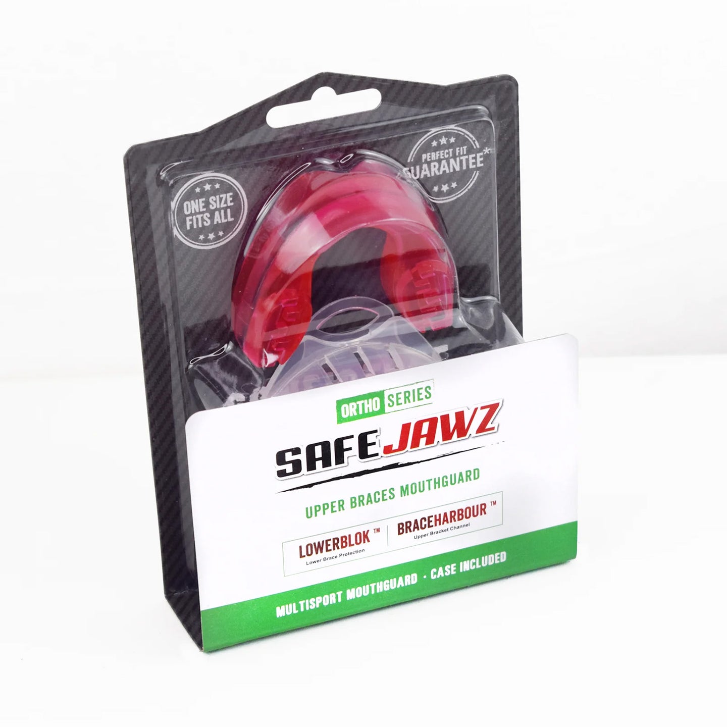 SafeJawz Zahnschutz - Ortho Series - "Ice Pink"