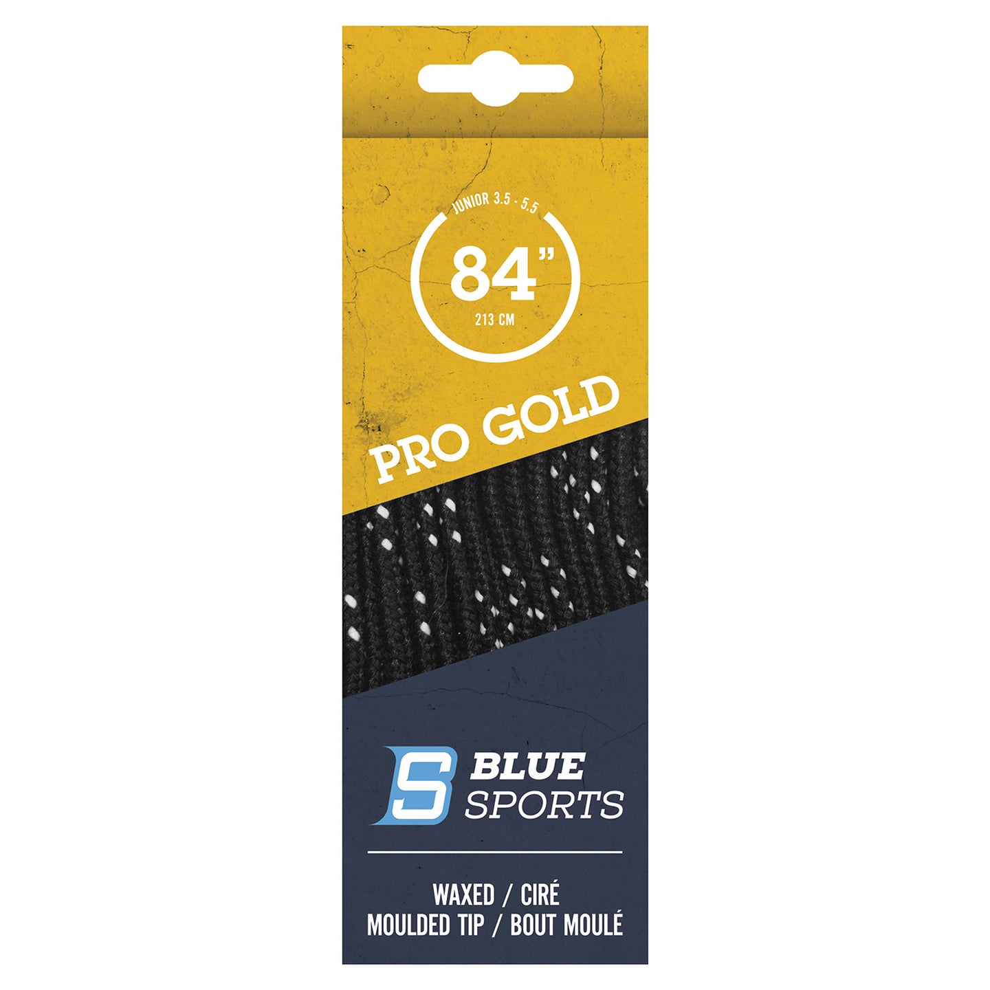 BLUE SPORTS Pro Gold Schnürsenkel gewachst