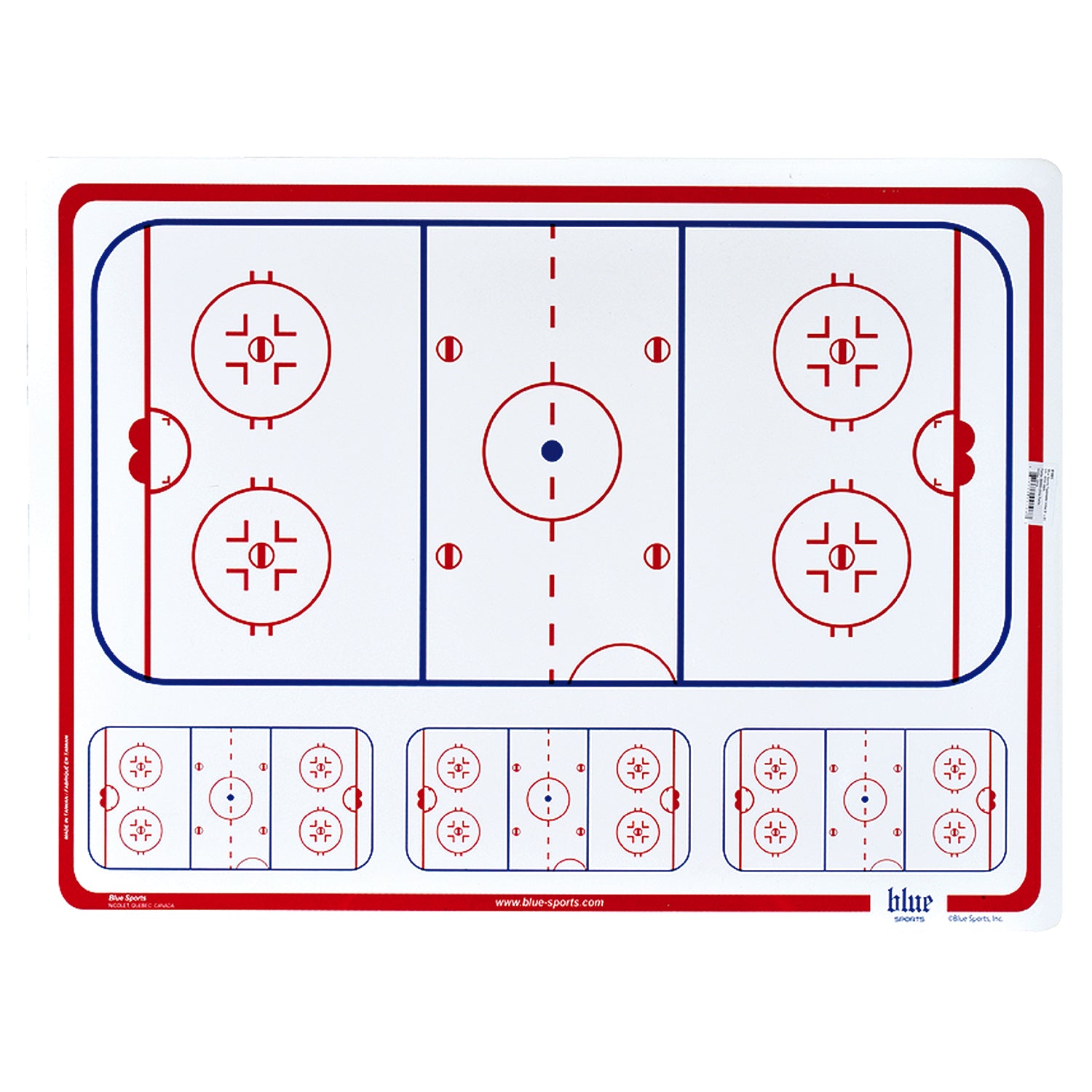 BLUE SPORTS Taktiktafel 81 x 61 cm - 4mm stark