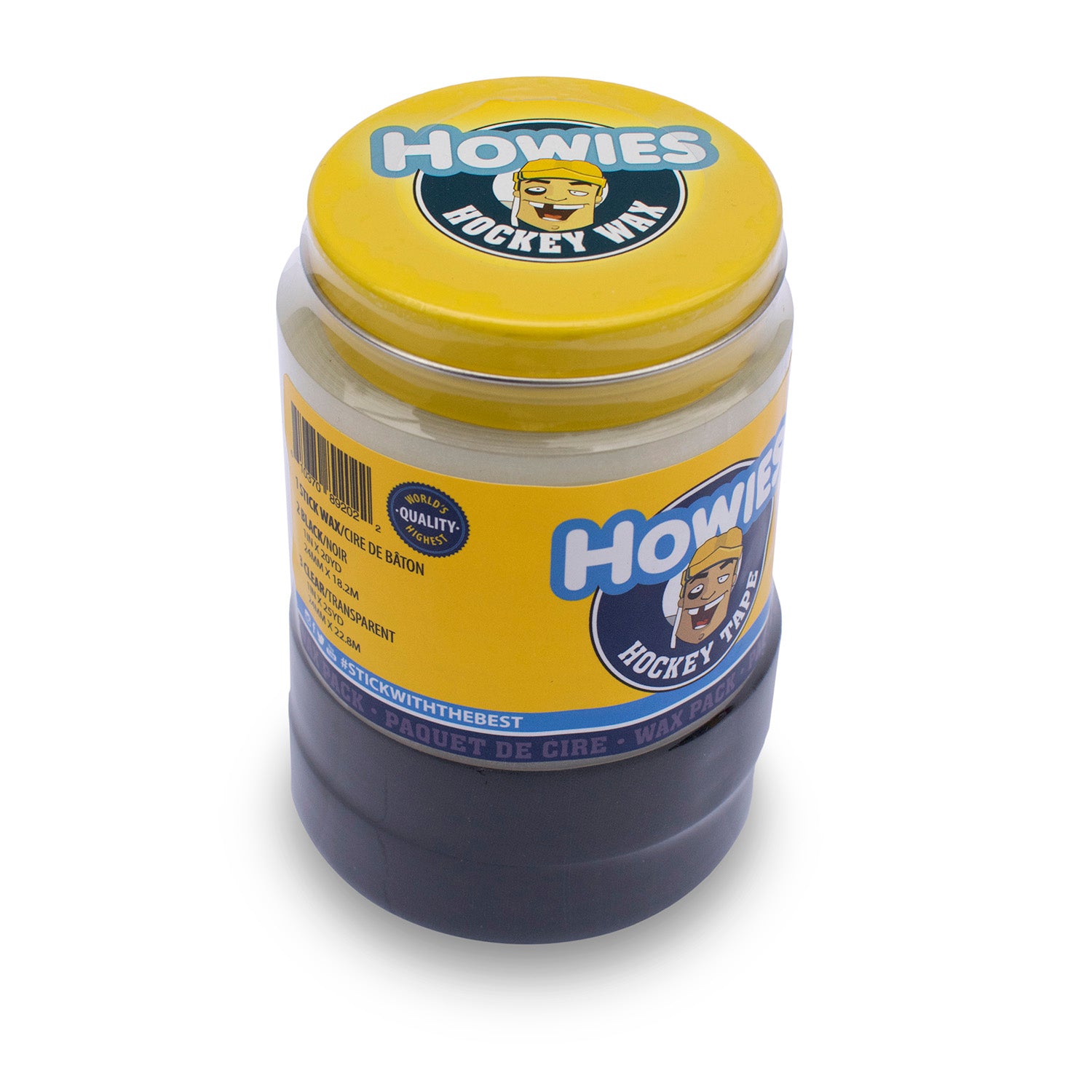 HOWIES Retail Pack - 3x PVC 25,4mm x 21,94m/2x blk 25,4mm x 18,28m/1x Stick Wax