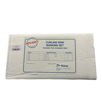 Linienset für Eisfläche Curling