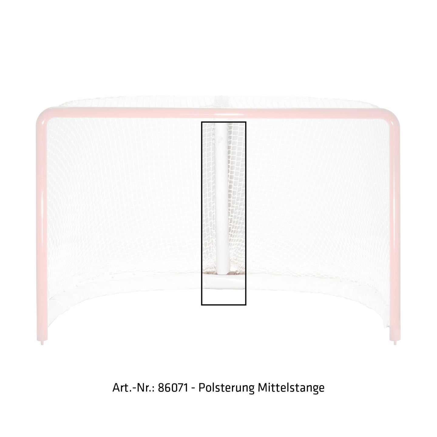 SCHANNER Protektor des hinteren senkrechten Mittelpfostens - 1,23 m (IIHF Tore)